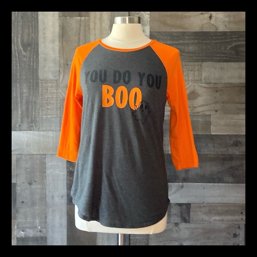 You Do You Boo! Halloween baseball tee medium ghost holiday party trick or treat